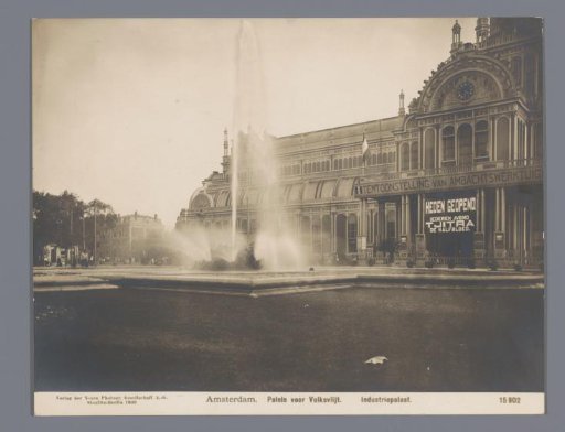 Paleis voor Volksvlijt and the Frederiksplein, Amsterdam