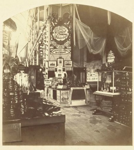 Palace for Industry, Amsterdam, during the International Exhibition of Objects for Household and Craftsman's Trade (1869)