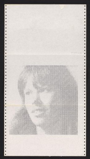 Computer-generated portrait of an unknown woman