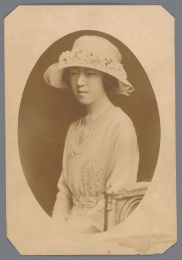 Portrait of an Unknown Japanese Woman with a Hat
