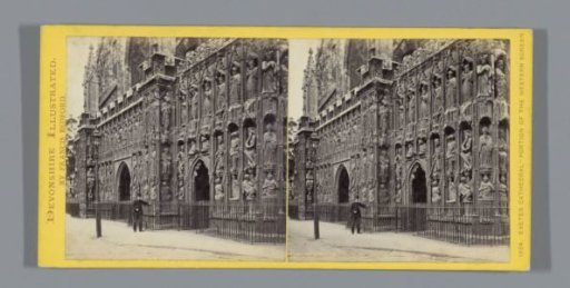 View of the Western Façade of Exeter Cathedral