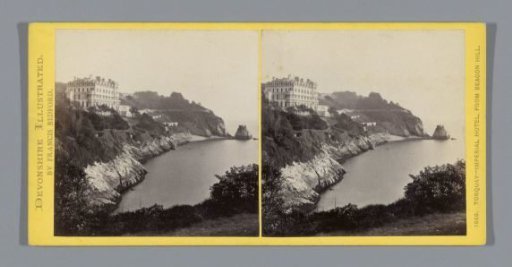View of the Imperial Hotel along the coast at Torquay