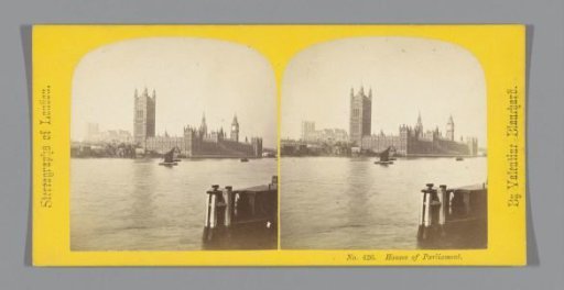 View of the Palace of Westminster, seen from across the Thames