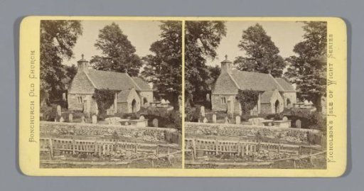 View of the Boniface Church at Bonchurch