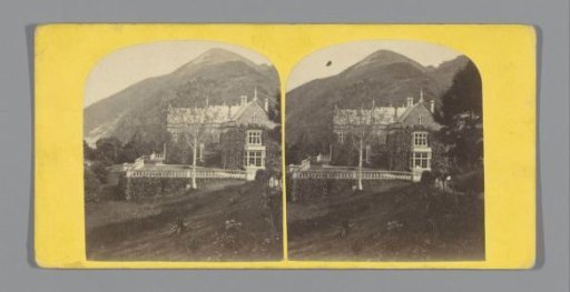 View of Glenthorne House at Lynton