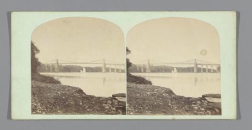 View of the Menai Suspension Bridge