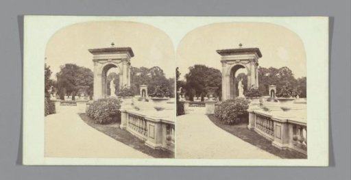 Pavilion in the garden of Trentham Hall