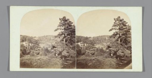 View of the gardens of Alton Towers