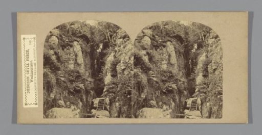 View of the Dungeon Ghyll Force at Great Langdale