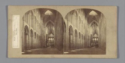 Interior of Ely Cathedral, with view of the choir