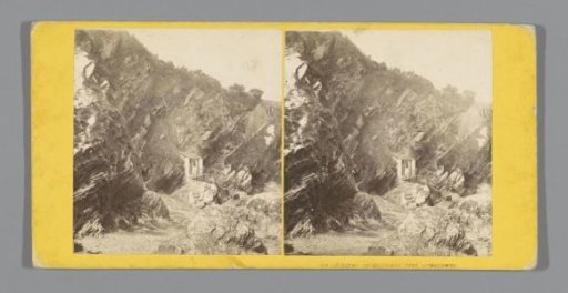 View of a house along the coast at Ilfracombe