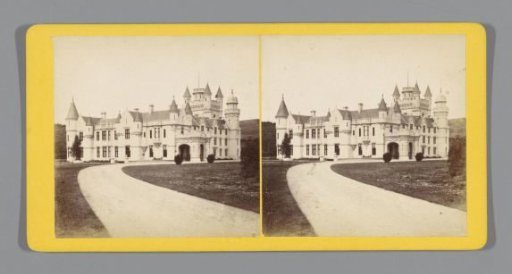 Exterior of Balmoral Castle near Aberdeen