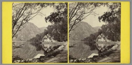 Mountain landscape along Loch Katrine