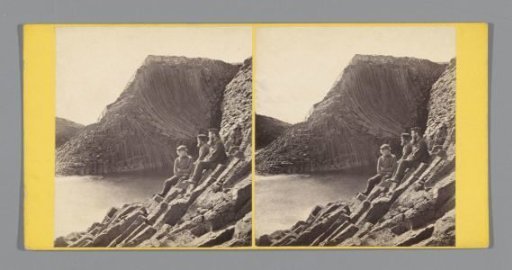 View of Clamshell Cave at Staffa