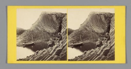 View of Clamshell Cave at Staffa