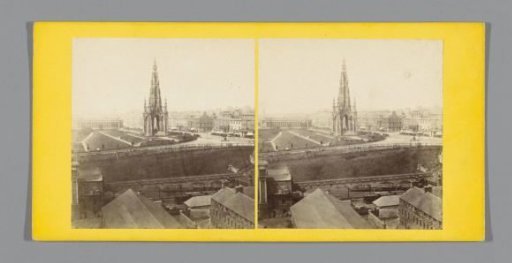 View of the Scott Monument in Edinburgh