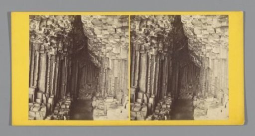 Interior of Fingal's Cave on Staffa