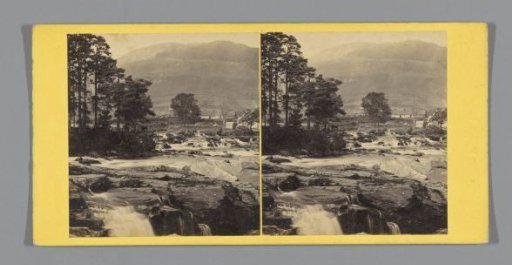 Waterfalls in the Dochart at Killin