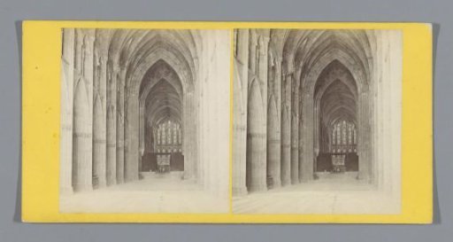 Interior of the Nave of Worcester Cathedral