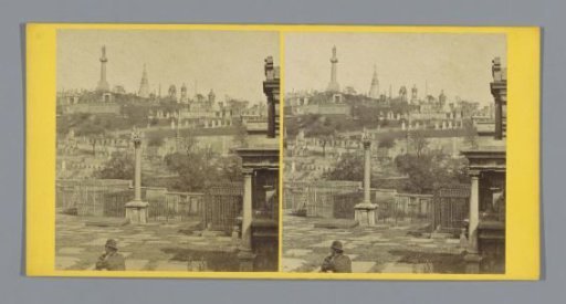 View of the Glasgow Necropolis