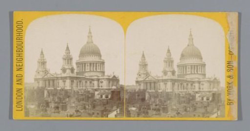 View of Saint Paul's Cathedral in London