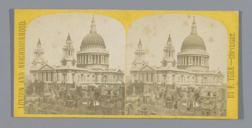 View of Saint Paul's Cathedral in London