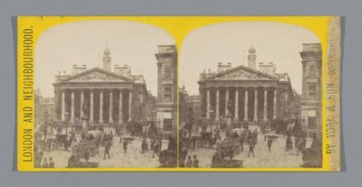 Mansion House Street with a view of a stock exchange building in London