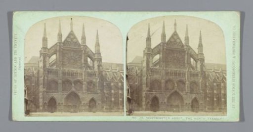 View of the North Transept of Westminster Abbey