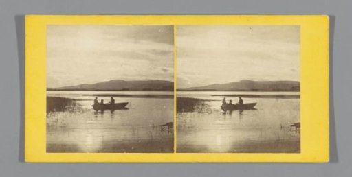 Boat on a lake in a park near Aberdeenshire