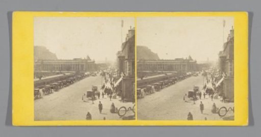 View of Princes Street in Edinburgh