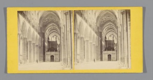 Interior of the nave of Salisbury Cathedral