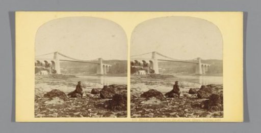 View of the Menai Suspension Bridge