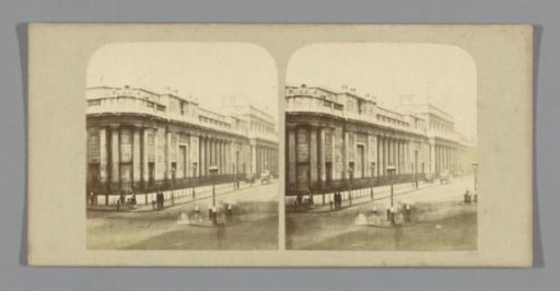 View of the Bank of England in London