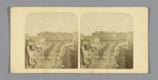 View of a Railway Station in London