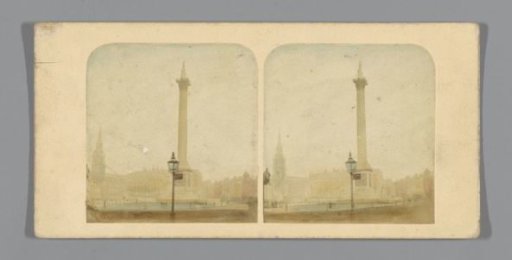 Nelson's Column on Trafalgar Square in London