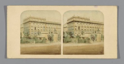 View of government buildings on Whitehall in London