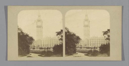 View of Big Ben and the Palace of Westminster in London