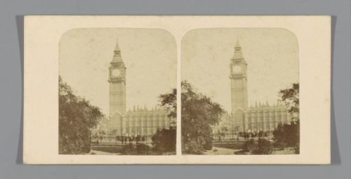View of Big Ben and the Palace of Westminster in London