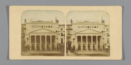 View of the Haymarket Theatre in London