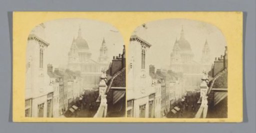 View of Saint Paul's Cathedral in London