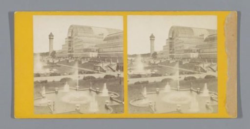 View of the Crystal Palace in London