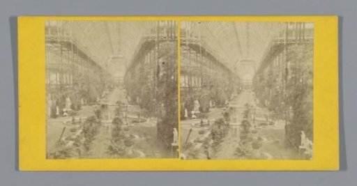 View in the Nave of the Crystal Palace in London