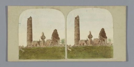 View of the ruins of Monasterboice