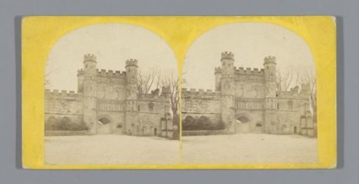 View of the gate of Battle Abbey