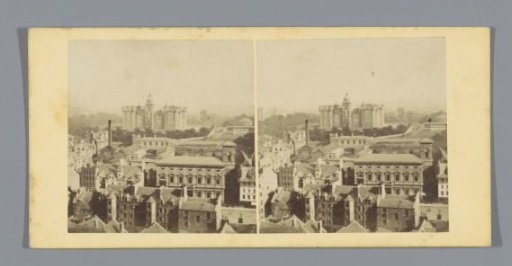 View of George Heriot's Hospital in Edinburgh
