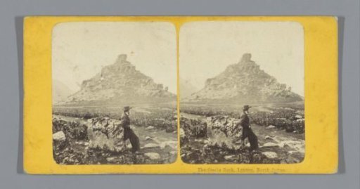 View of Castle Rock near Lynton