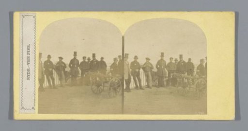 Group with a Handcart on Ryde Pier