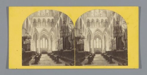 Interior of the Cathedral of Salisbury