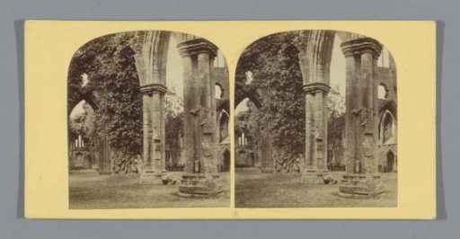 View of the Nave of the Ruin of Tintern Abbey