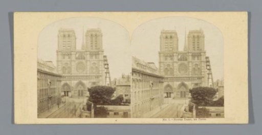 View of the Notre-Dame at Paris
